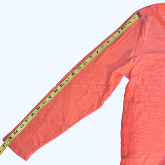 NWT Old Navy Coral Orange V Neck Knit Shirt Sz L - Picture 5 of 8